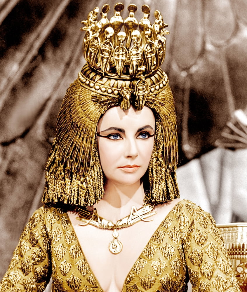 Elizabeth Taylor as Cleopatra photo print from the 1963 film.
