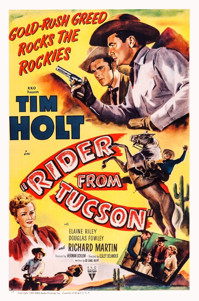 Rider from Tucson 1950 Movie Masterprint Poster Print 11x17