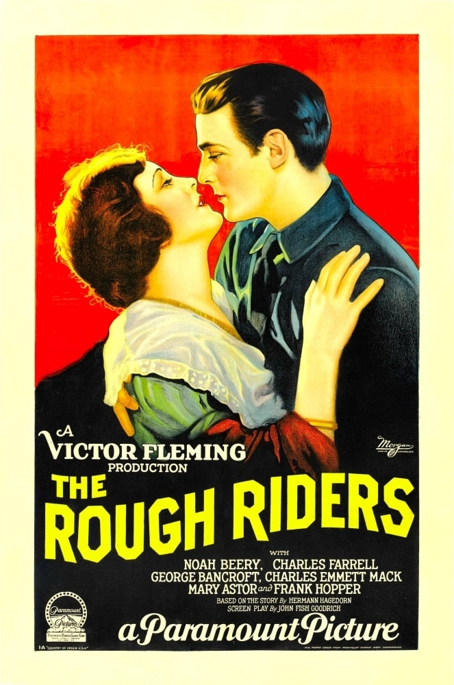 The Rough Riders 1927 movie masterprint poster featuring Mary Astor and Charles Farrell