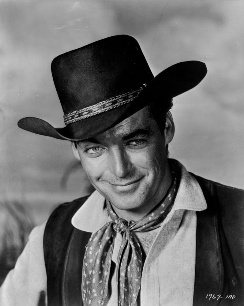 Rory Calhoun as a cowboy photo print, vintage Western cinema art