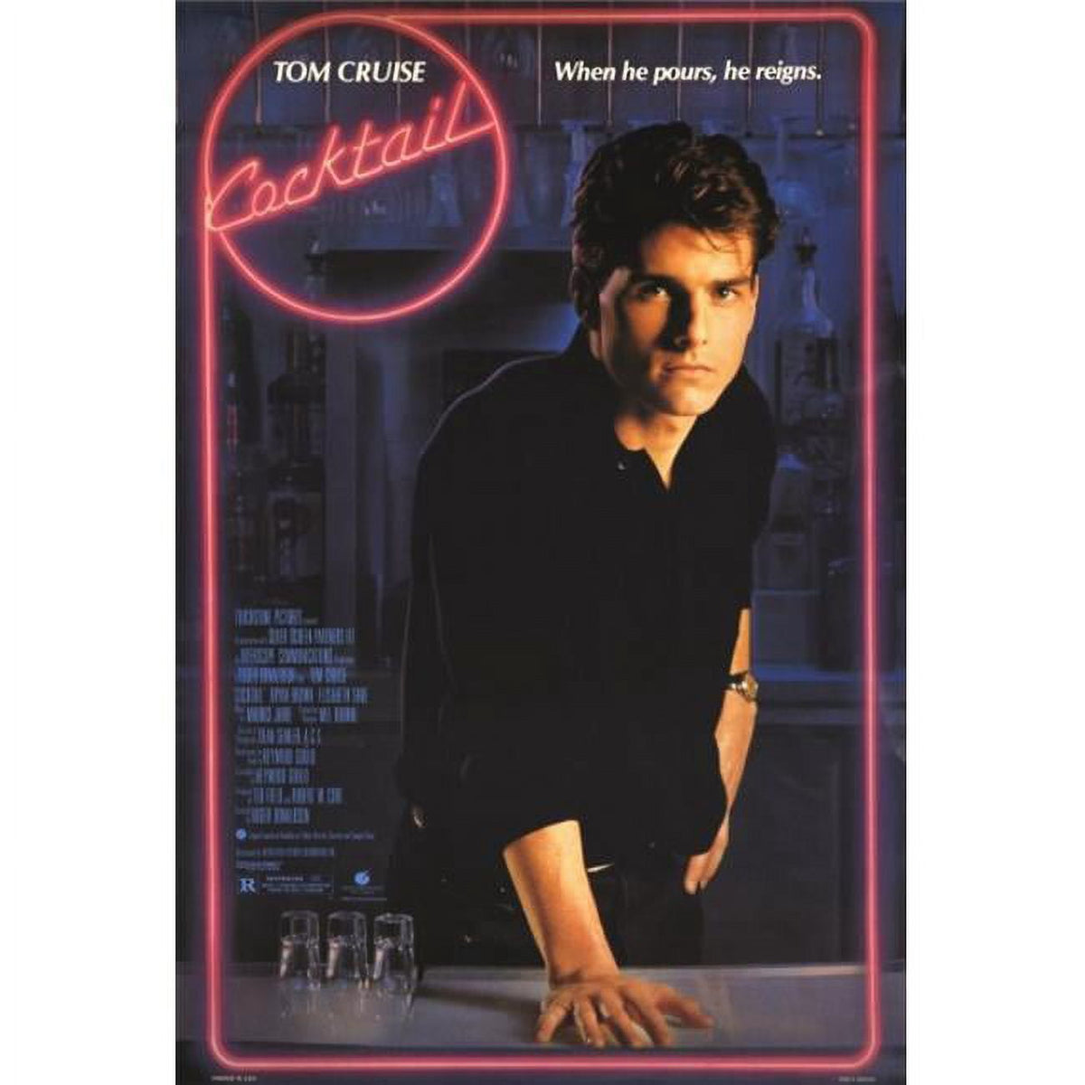 Cocktail Movie Poster Print showcasing vibrant film art in 27x40 size.