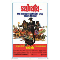 Sabata Movie Poster 11x17 print featuring classic western film art.