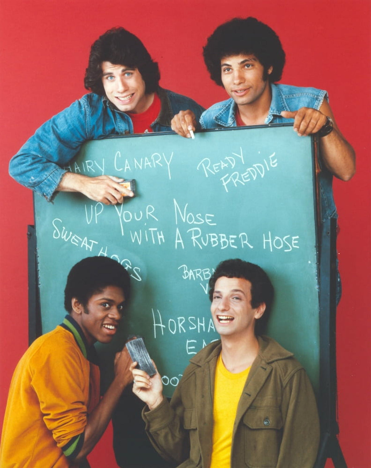 Welcome Back Kotter Group Photo Print - Classic TV Poster