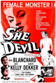 She Devil Movie Masterprint Poster featuring vibrant colors and iconic imagery.