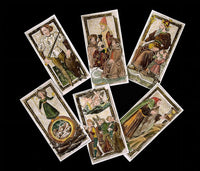 15th Century French Tarot Cards Art Print poster featuring detailed illustrations.