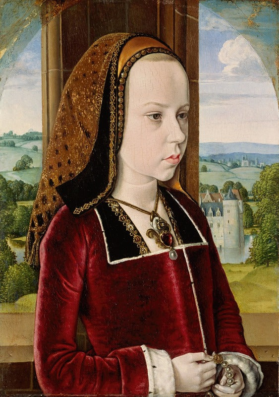 Margaret of Austria art poster print by Jean Hey, 18x24 size