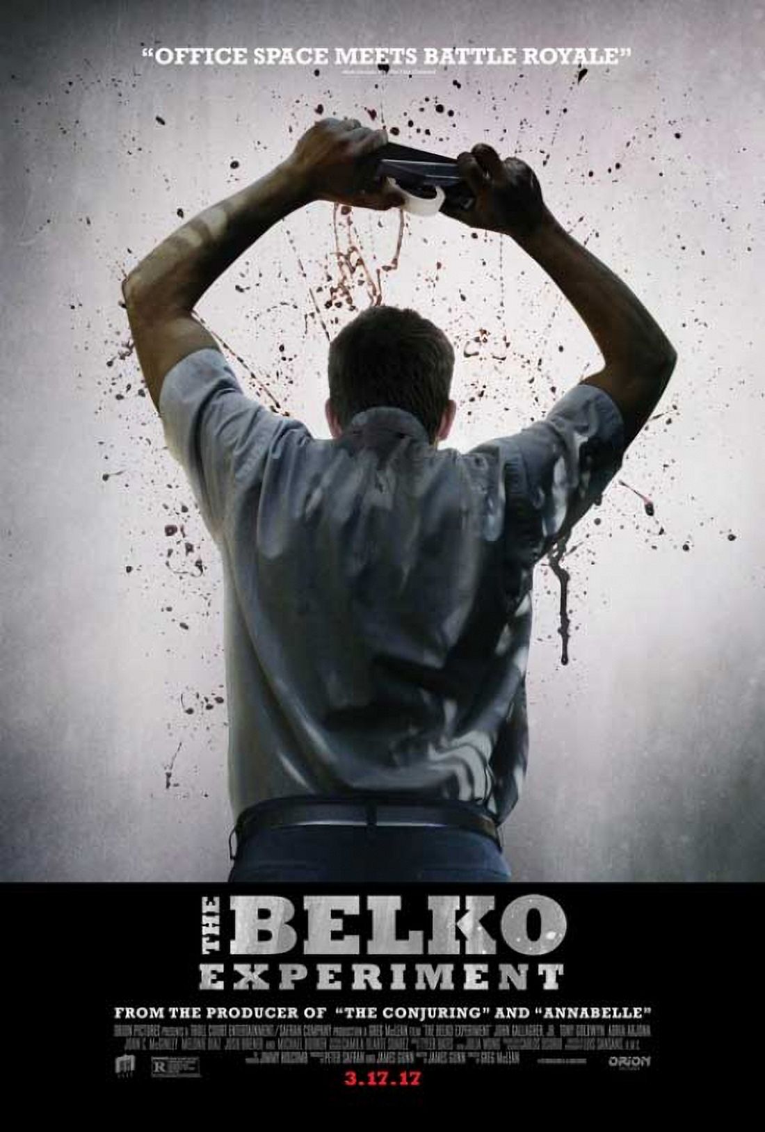The Belko Experiment movie poster - 11x17 print featuring horror film design.