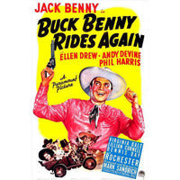 Buck Rides Again Us Center Poster Print 11x17