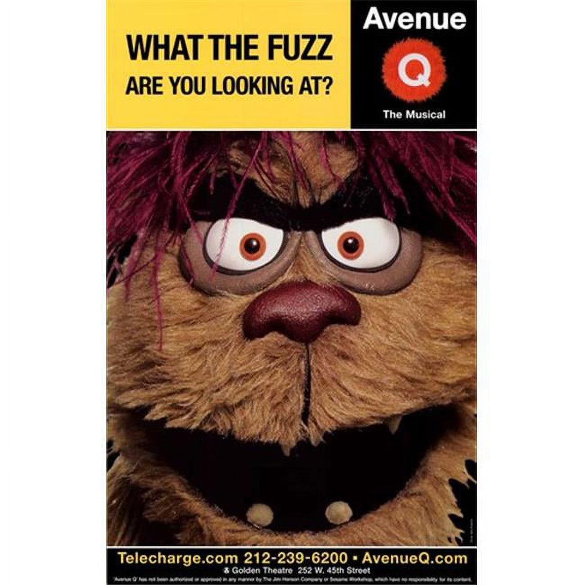 Avenue Q Broadway Movie Poster - Style C (11x17).