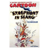 Symphony in Slang Movie Poster 11x17 vibrant film art