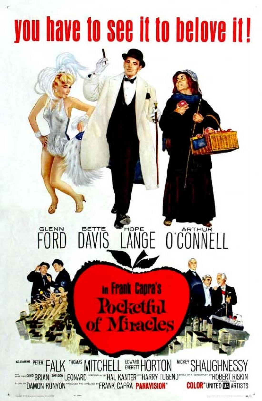 Pocketful of Miracles Movie Poster 11x17 print