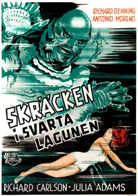 Creature From The Black Lagoon 1954 Movie Masterprint Poster Print