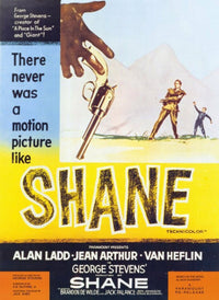 Shane Movie Poster Print - Classic Western Film Art (27x40)