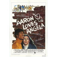 Aaron Loves Angela movie poster print showcasing romantic visuals.