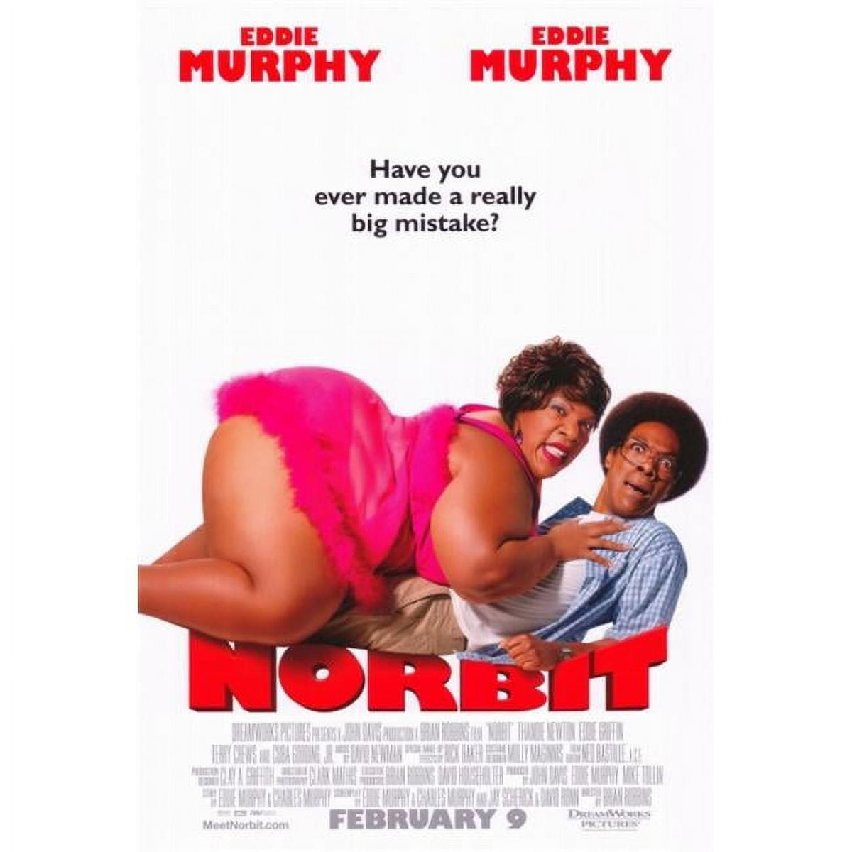 Norbit Movie Poster Print 27x40 featuring vibrant colors and comedy themes.