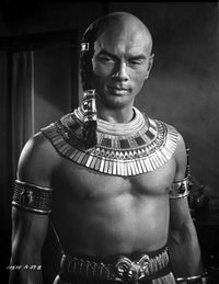 Yul Brynner Egyptian Costume Photo Print - vintage film art