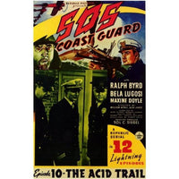 SOS Coast Guard Movie Poster 11x17 print featuring maritime heroism.