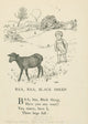 Baa Baa Black Sheep poster print by Leonard Leslie Brooke, colorful children's art.