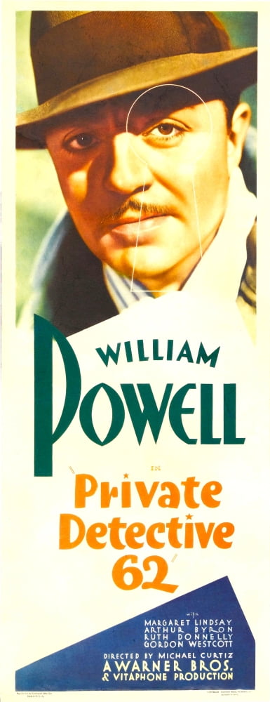 Private Detective Movie Masterprint Poster featuring William Powell 1933