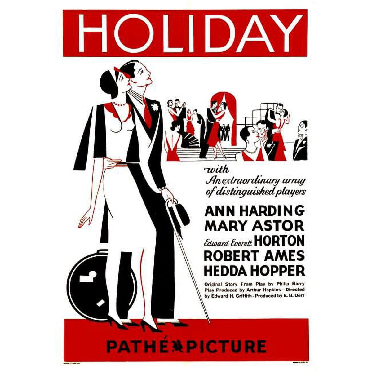 1930 Holiday Art Movie Masterprint Poster 11x17
