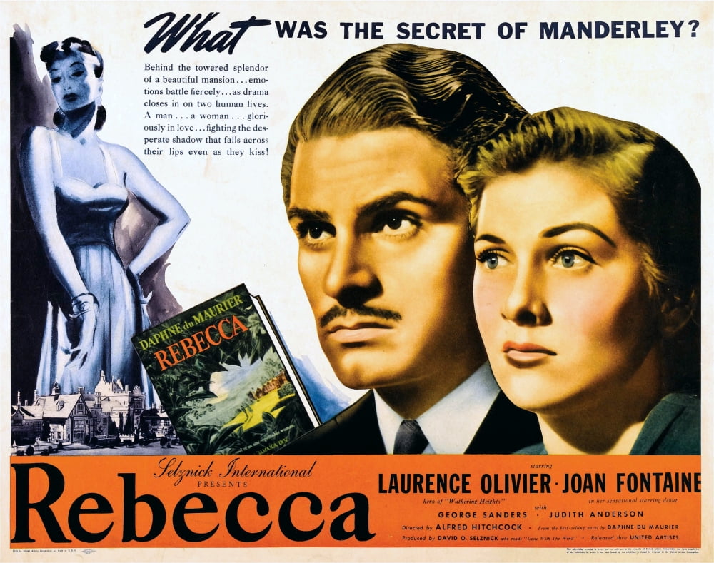 Rebecca Movie Masterprint Poster featuring Laurence Olivier and Joan Fontaine