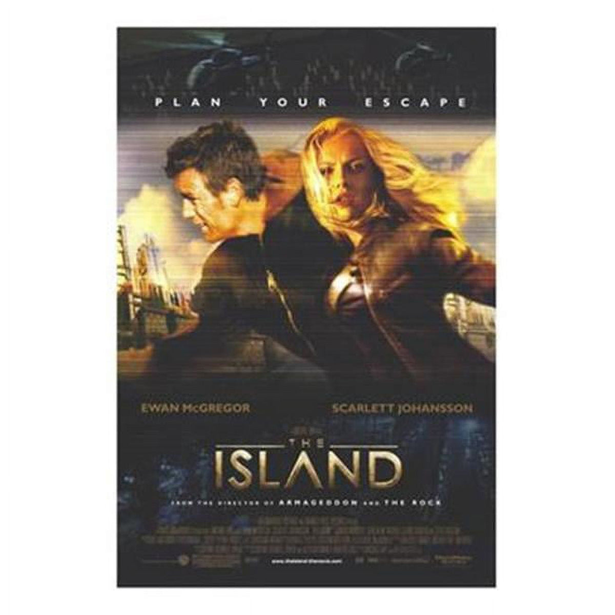 The Island Movie Poster 11x17 print showcasing thrilling visuals.