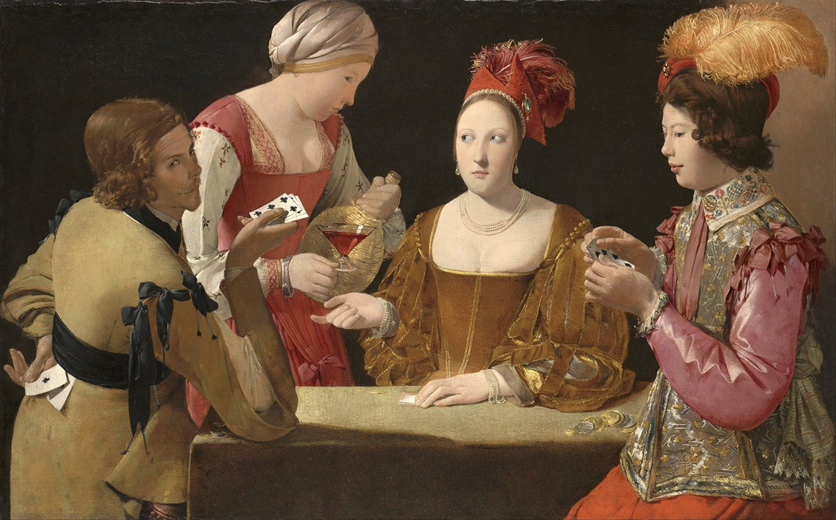 The Cheat with the Ace of Clubs art print by Georges de La Tour