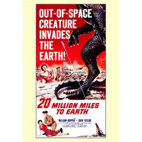 20 Million Miles to Earth Movie Poster Print - Vintage Film Art
