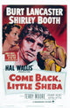 Come Back, Little Sheba movie poster masterprint featuring Shirley Booth, Burt Lancaster, and Terry Moore.