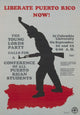 Liberate Puerto Rico poster print featuring Young Lords Party conference call.