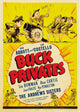 Buck Privates movie poster print featuring Lou Costello and Bud Abbott (11x17)