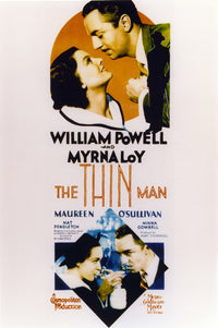 Thin Man Poster Two featuring William Powell and Myrna Loy photo print