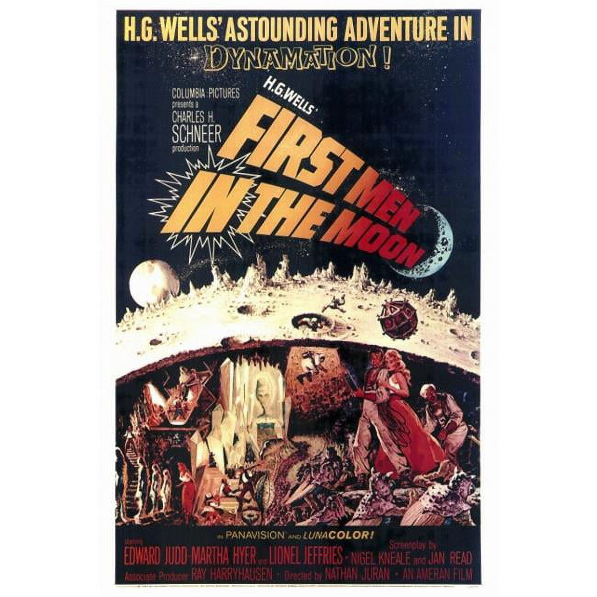 First Men in the Moon Movie Poster Print 27x40