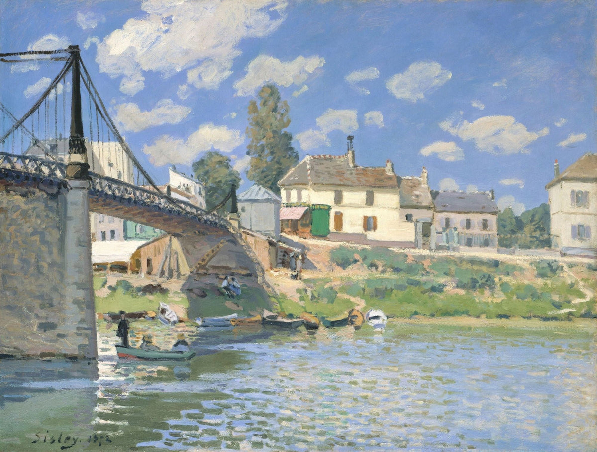 The Bridge at Villeneuve-La-Garenne Fine Art Print - 24x18