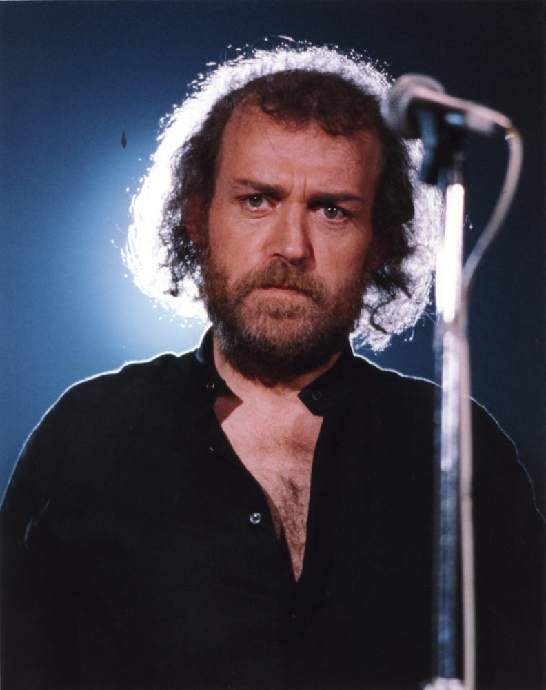 Joe Cocker posed in black polo photo print, classic rock memorabilia.