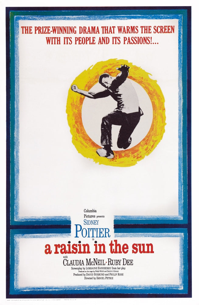 A Raisin In The Sun movie masterprint poster featuring Sidney Poitier (1961)