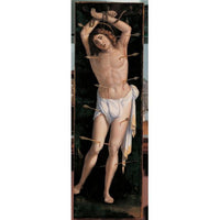 St. Sebastian Poster Print showcasing classic artistry in multiple sizes.