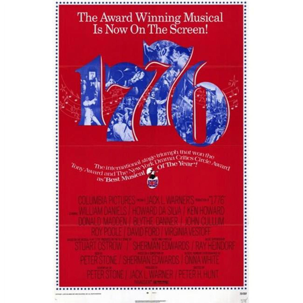 Seventeen-Seventy-Six (1776) Movie Poster 11x17