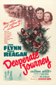 Desperate Journey Movie Masterprint Poster featuring Errol Flynn and Nancy Coleman