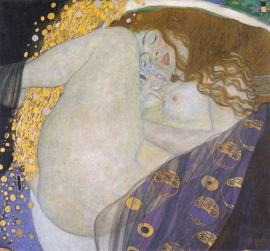 Gustav Klimt Danae 1907 Poster Print - Fine Art Wall Decor