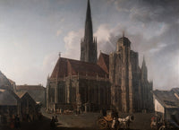 Saint Stephen's Cathedral poster print showcasing its Gothic architecture.