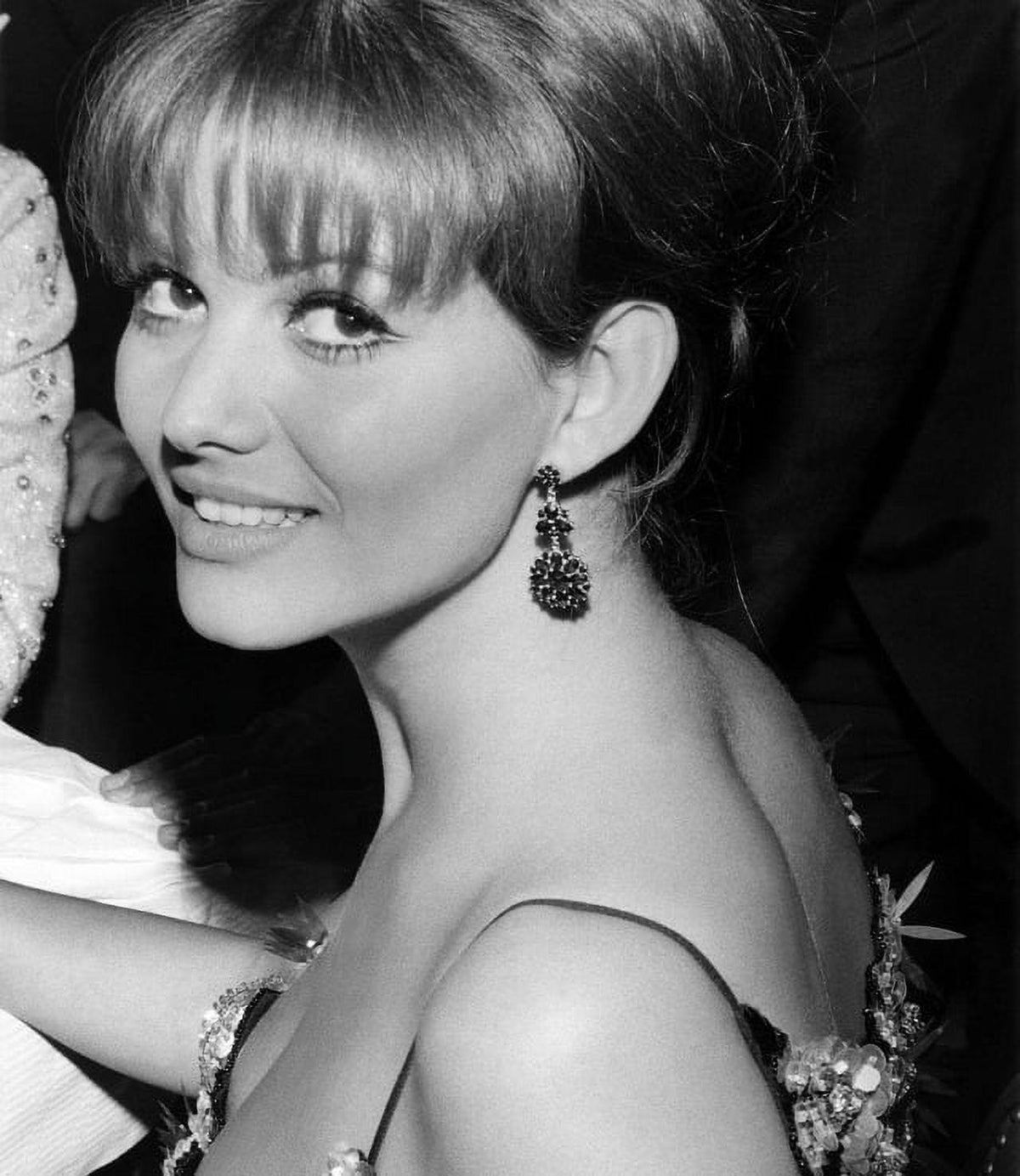 Claudia Cardinale Earrings 2 Photo Print showcasing elegance