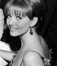 Claudia Cardinale Earrings 2 Photo Print showcasing elegance