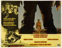Once Upon A Time In The West movie poster featuring Charles Bronson, 1968.