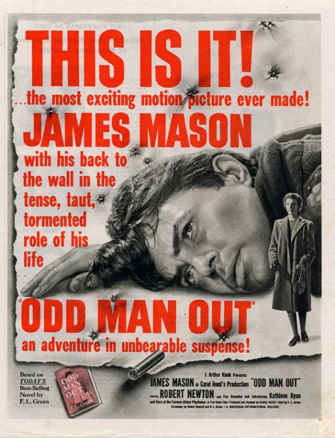 Odd Man Out Movie Poster - Classic Film Artwork