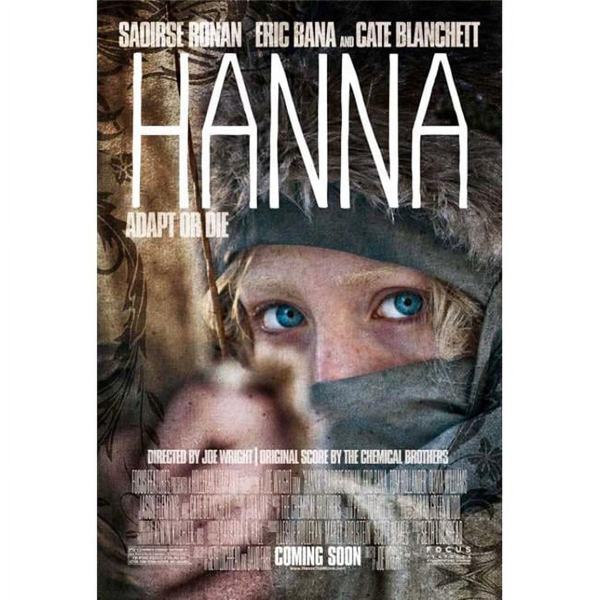 Hanna movie poster print - 27x40 size featuring thrilling visuals.