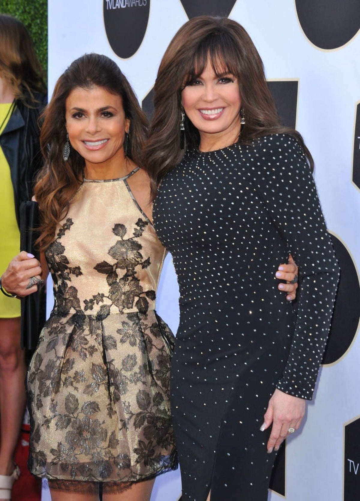 Paula Abdul and Marie Osmond at TV Land Awards 2015 Photo Print