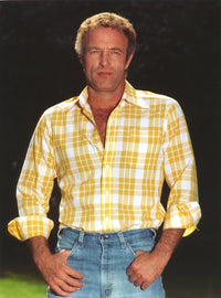 James Caan Checkered Polo Portrait Photo Print