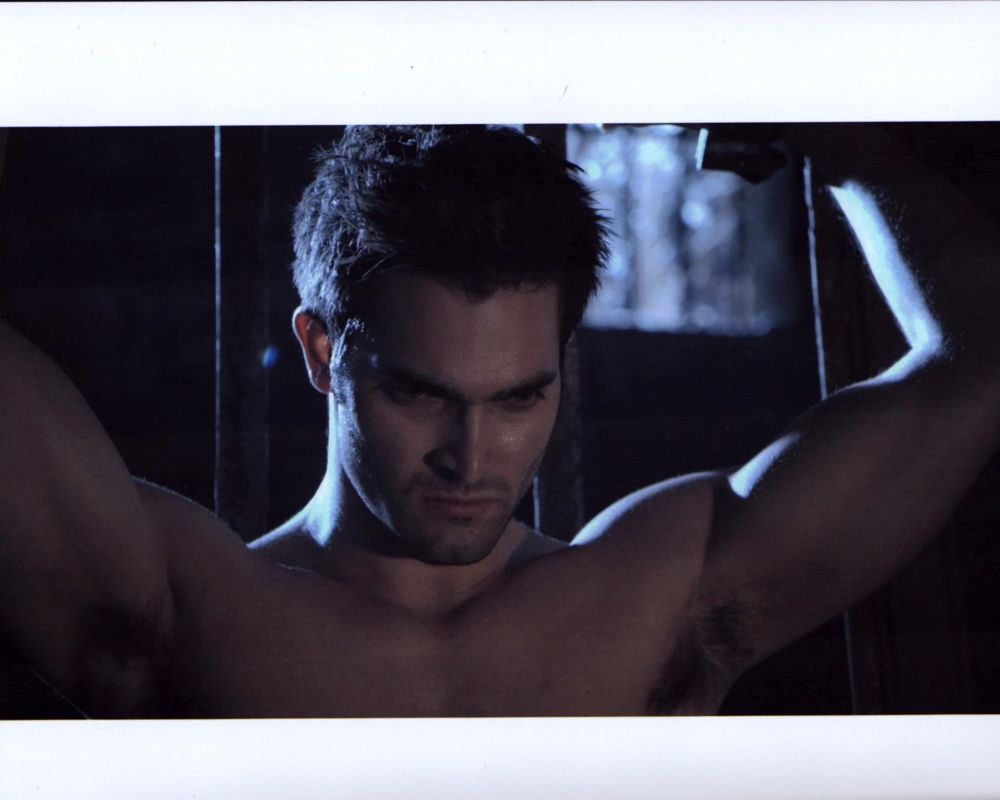 Tyler Hoechlin shirtless close-up photo print from Teen Wolf