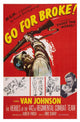 Go For Broke 1951 Movie Poster Art Print featuring Van Johnson and Gianna Maria Canale